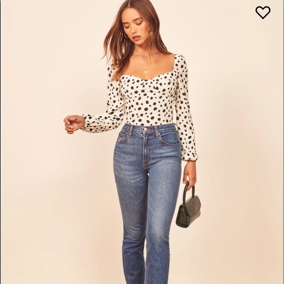 Reformation reign top Ink Blot AUTHENTIC - Picture 2 of 13